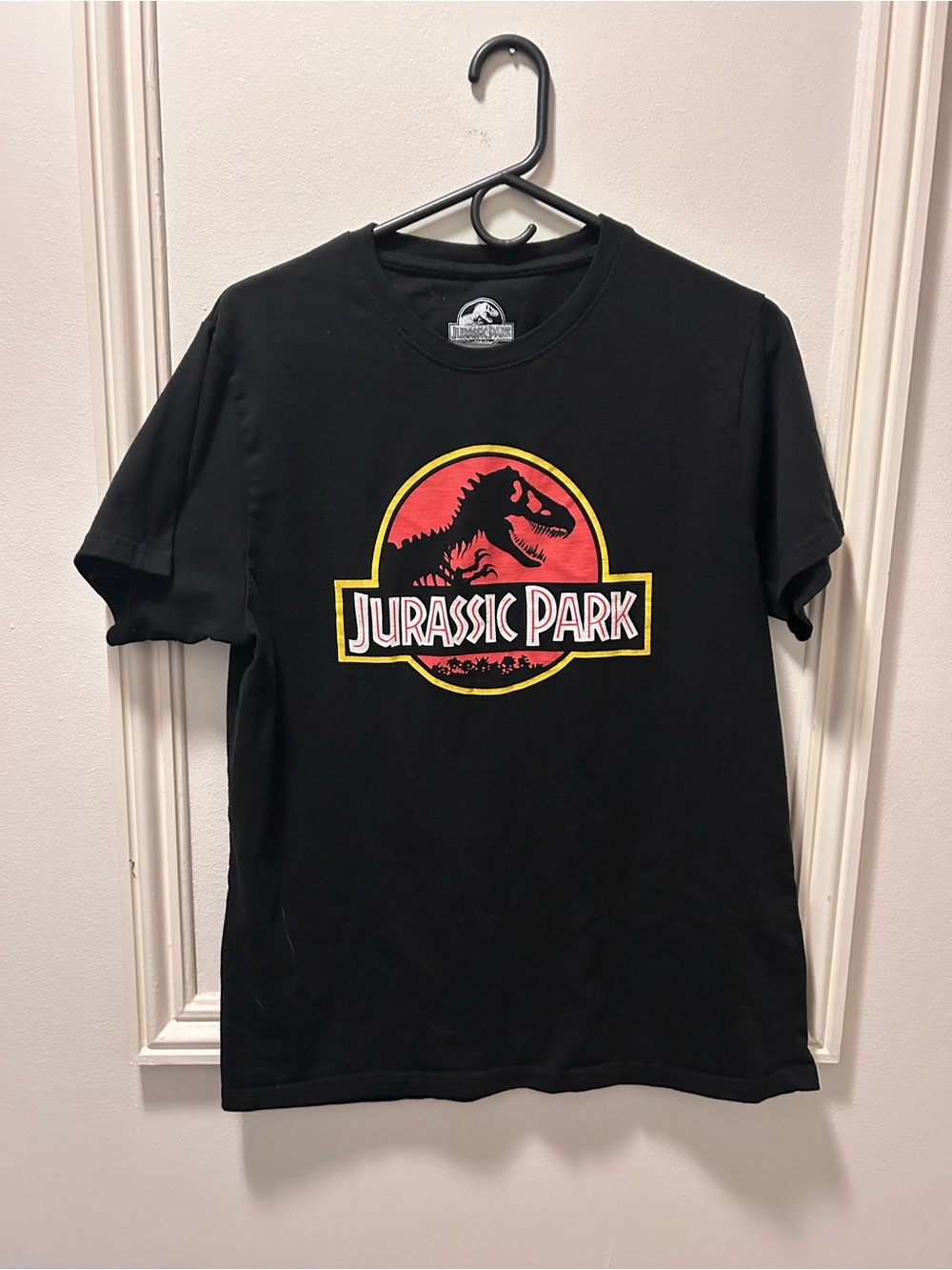 Jurassic Park Black Logo Tee